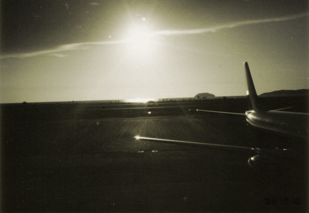 クアラルンプール空港、機内からの景色